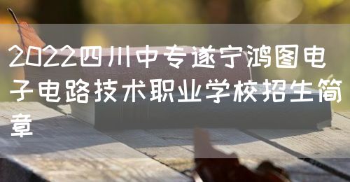 2022四川中专遂宁鸿图电子电路技术职业学校招生简章图片