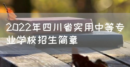 2022年四川省实用中等专业学校招生简章图片